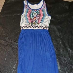 Fab blue maxi dress
